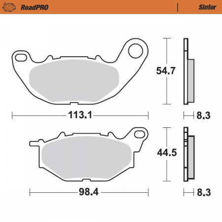 MOTO-MASTER JARRUPALAT ROADPRO SINTER ETEEN 235-412501