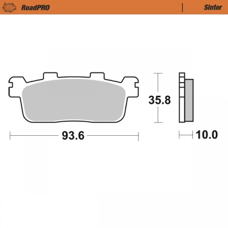 MOTO-MASTER JARRUPALAT ROADPRO SCOOTER 235-413303