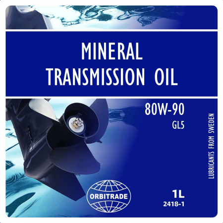 ORBITRADE GEAR OIL MINERAL 80W-90 210L 117-6-2418-208