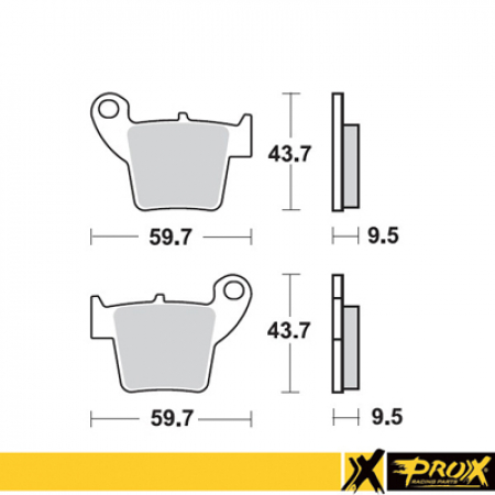 PROX JARRUPALASARJA TAAKSE CR125/250 '02-07 + CRF150/250/450R '02-1 400-37-208202