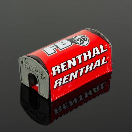 RENTHAL FATBAR36 PEHMUSTE PUNAINEN/MUSTA/VALKOINEN 455-P339