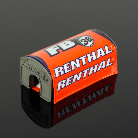 RENTHAL FATBAR36 PEHMUSTE ORANSSI/SININEN/VALKOINEN 455-P346