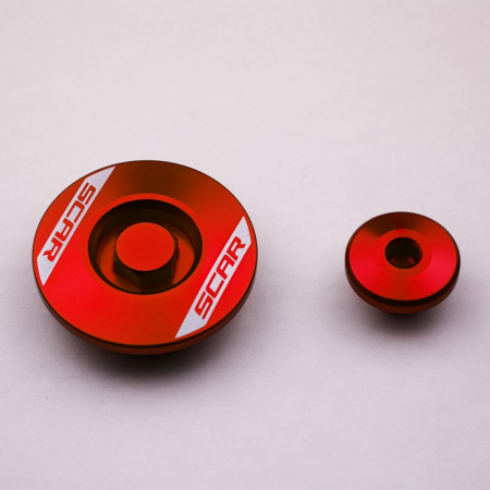 SCAR ENGINE PLUGS - HONDA - RED COLOR 430-EP200
