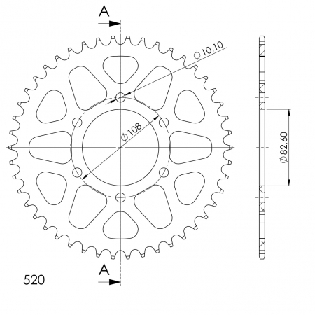 SUPERSPROX ALUMIINI TAKARATAS RAL-1526::45 MUSTA 27-3-1526-45-0