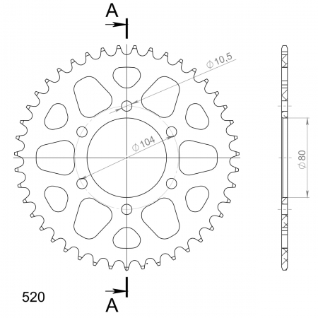 SUPERSPROX ALU TAKARATAS KA MUSTA 43 27-3-478-43-0