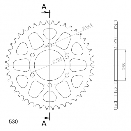SUPERSPROX ALUMIINI TAKARATAS RAL-488::46 MUSTA 27-3-488-46-0