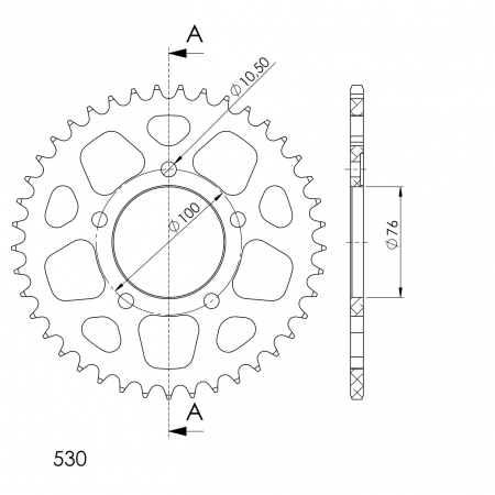 SUPERSPROX ALUMIINI TAKARATAS RAL-7090::41 MUSTA 27-3-7090-41-0