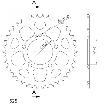 SUPERSPROX ALUMIINI TAKARATAS RAL-7092::41 KULTA 27-3-7092-41-9