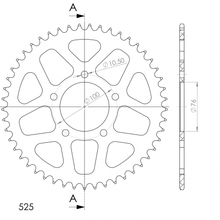 SUPERSPROX ALUMIINI TAKARATAS RAL-7092::48 MUSTA 27-3-7092-48-0