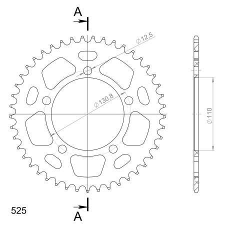 SUPERSPROX ALUMIINI TAKARATAS RAL-7::45 PUNAINEN 27-3-7-45-2