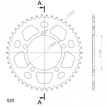 SUPERSPROX ALUMIINI TAKARATAS RAL-7::46 MUSTA 27-3-7-46-0