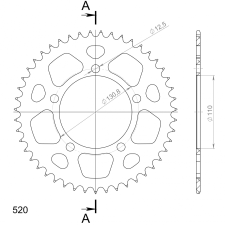 SUPERSPROX ALUMIINI TAKARATAS RAL-7_520::47 SININEN 27-3-7-520-47-4