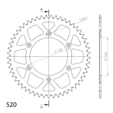 SUPERSPROX ALUMIINI TAKARATAS RAL-8000::52 HOPEA 27-3-8000-52-8