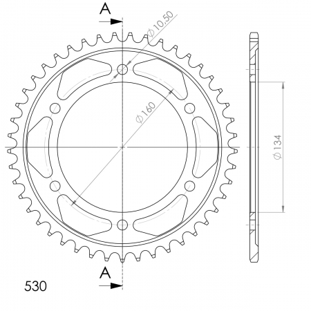 SUPERSPROX TERÄS TAKARATAS  RFE-1306::45 27-2-1306-45