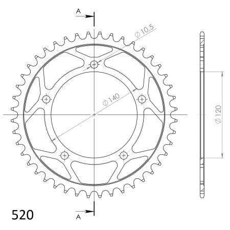 SUPERSPROX TERÄS TAKARATAS  RFE-1793::44 27-2-1793-44