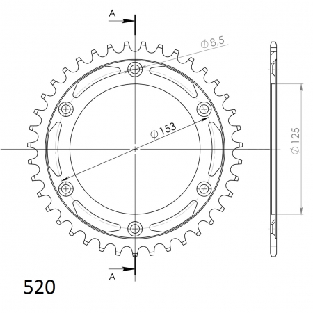 SUPERSPROX / JT TERÄS TAKARATAS 210.39 27-2-210-39