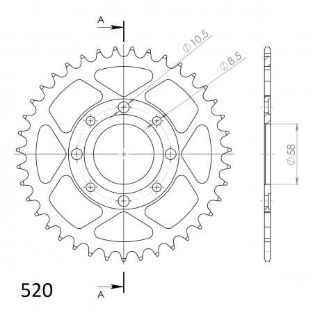 SUPERSPROX TERÄS TAKARATAS 279.39 27-2-279-39