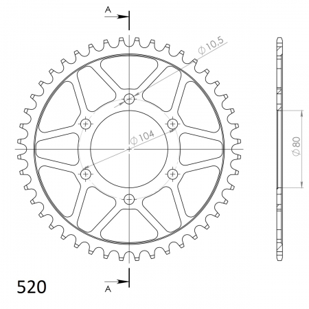 SUPERSPROX TERÄS TAKARATAS  RFE-478::44 27-2-478-44