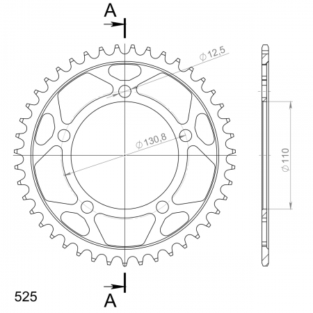 SUPERSPROX TERÄS TAKARATAS  RFE-7::43 27-2-7-43