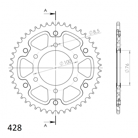 SUPERSPROX STEALTH TAKARATAS KULTA 272-106-RST-48-9