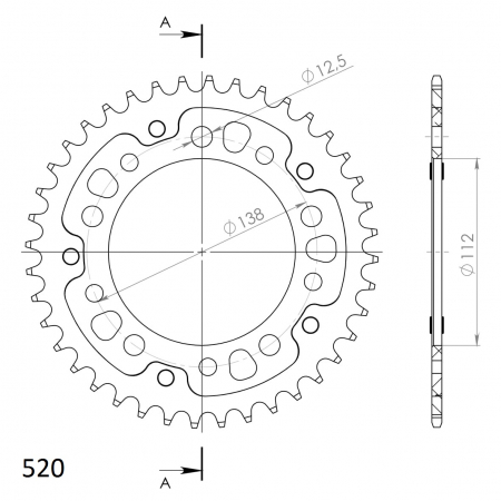 SUPERSPROX STEALTH TAKARATAS KULTA 272-1303-RST-40-9