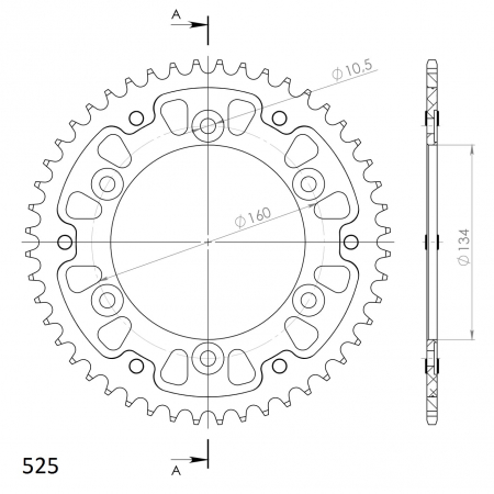SUPERSPROX STEALTH TAKARATAS MUSTA 272-1307-RST-48-0