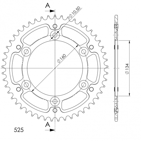 SUPERSPROX STEALTH TAKARATAS KULTA 272-1307-RST-49-9