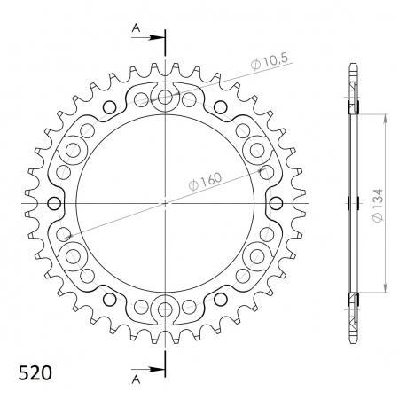 SUPERSPROX STEALTH TAKARATAS KULTA 272-1308-RST-40-9