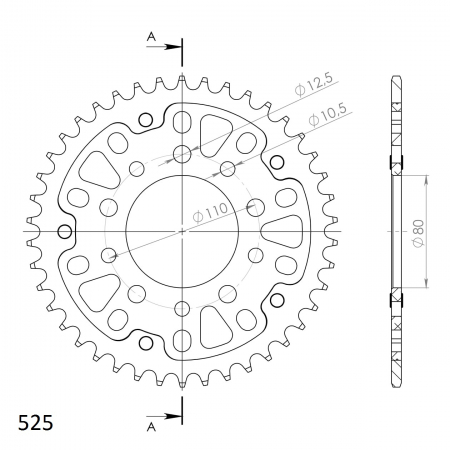 SUPERSPROX STEALTH TAKARATAS KULTA 272-1332-RST-42-9