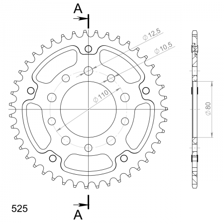 SUPERSPROX STEALTH TAKARATAS KULTA 272-1332-RST-43-9