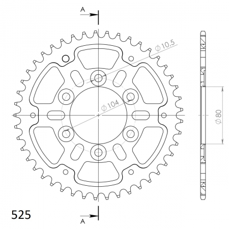 SUPERSPROX STEALTH TAKARATAS KULTA 272-1489-RST-45-9
