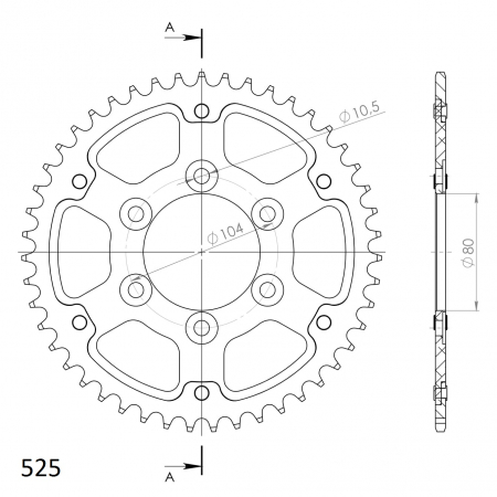 SUPERSPROX STEALTH TAKARATAS KULTA 272-1489-RST-47-9