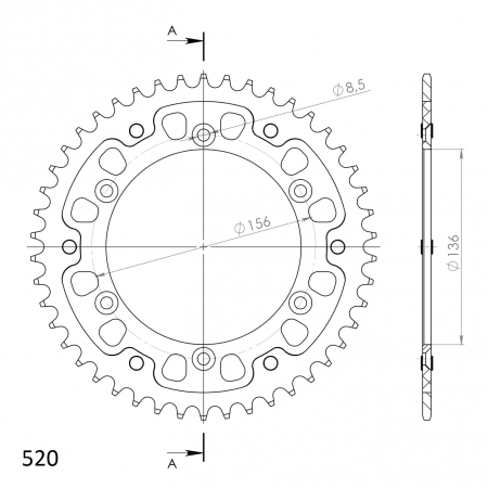 SUPERSPROX STEALTH TAKARATAS KULTA 272-1512-RST-46-9