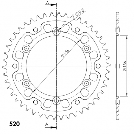 SUPERSPROX STEALTH TAKARATAS KULTA 272-1514-RST-46-9