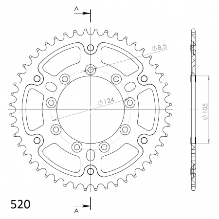 SUPERSPROX STEALTH TAKARATAS ORANSSI 272-151-RST-48-6