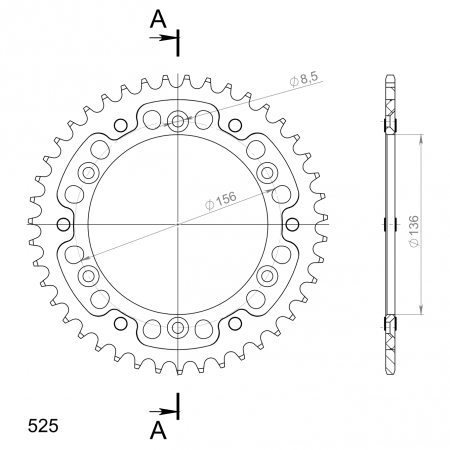 SUPERSPROX STEALTH TAKARATAS MUSTA 272-1791-RST-43-0