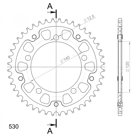 SUPERSPROX STEALTH TAKARATAS SININEN 272-1797-RST-47-4