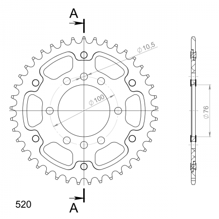 SUPERSPROX STEALTH TAKARATAS KULTA 272-1825-RST-40-9