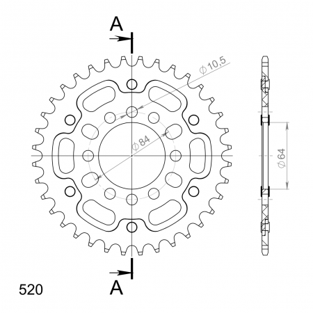 SUPERSPROX STEALTH TAKARATAS KULTA 272-1826-RST-36-9