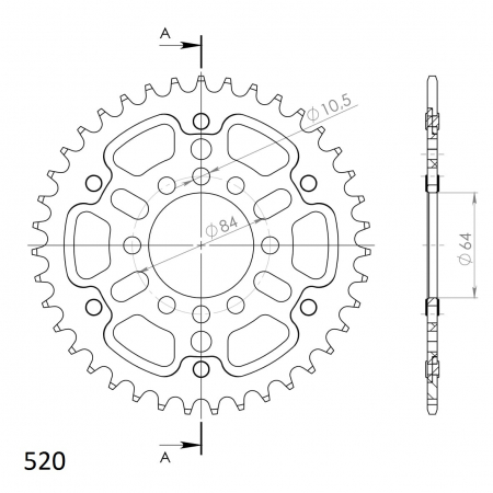 SUPERSPROX STEALTH TAKARATAS KULTA 272-1826-RST-39-9