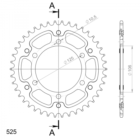SUPERSPROX STEALTH TAKARATAS MUSTA 272-2012-RST-43-0