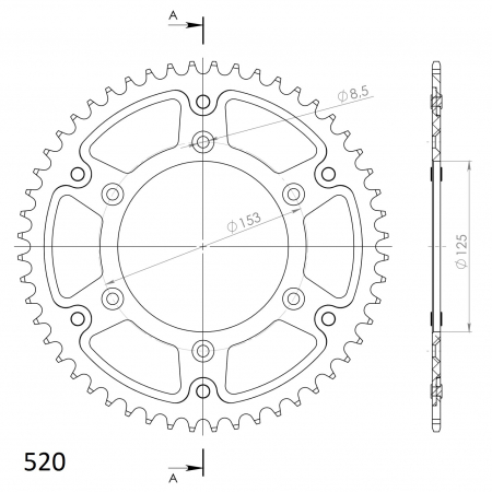 SUPERSPROX STEALTH TAKARATAS MUSTA 272-210-RST-51-0