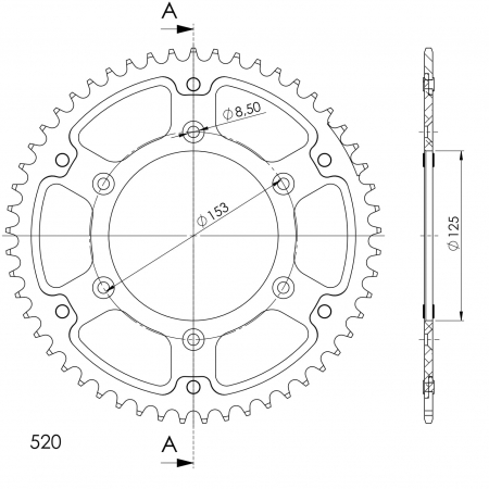 SUPERSPROX STEALTH TAKARATAS KULTA 272-210-RST-54-9