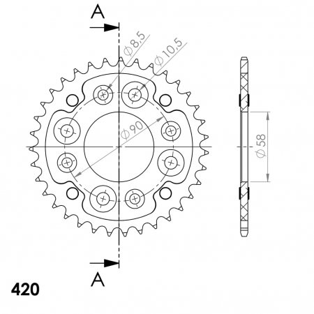 SUPERSPROX STEALTH TAKARATAS KULTA 272-214-RST-35-9