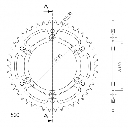 SUPERSPROX STEALTH TAKARATAS KULTA 272-244-RST-46-9