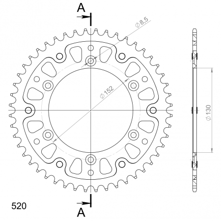 SUPERSPROX STEALTH TAKARATAS SININEN 272-244-RST-48-4