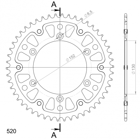 SUPERSPROX STEALTH TAKARATAS SININEN 272-244-RST-50-4