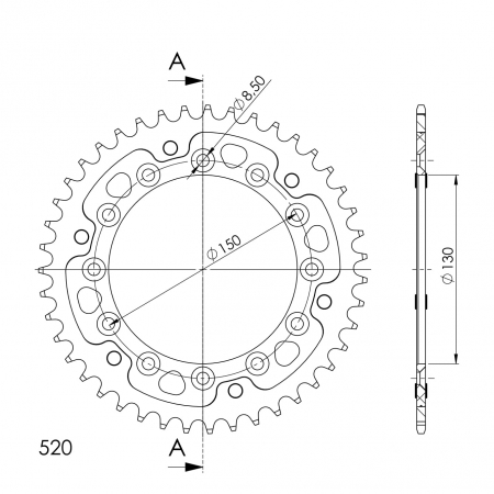 SUPERSPROX STEALTH TAKARATAS SININEN 272-245-2-RST-43-4