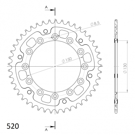 SUPERSPROX STEALTH TAKARATAS KULTA 272-245-2-RST-45-9