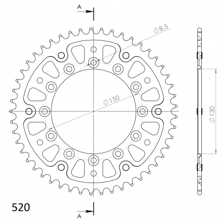 SUPERSPROX STEALTH TAKARATAS SININEN 272-245-2-RST-49-4